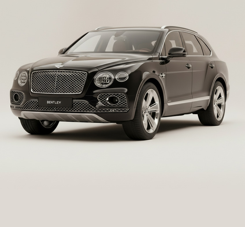 Bentley Bentaga, with private driver for your transportation